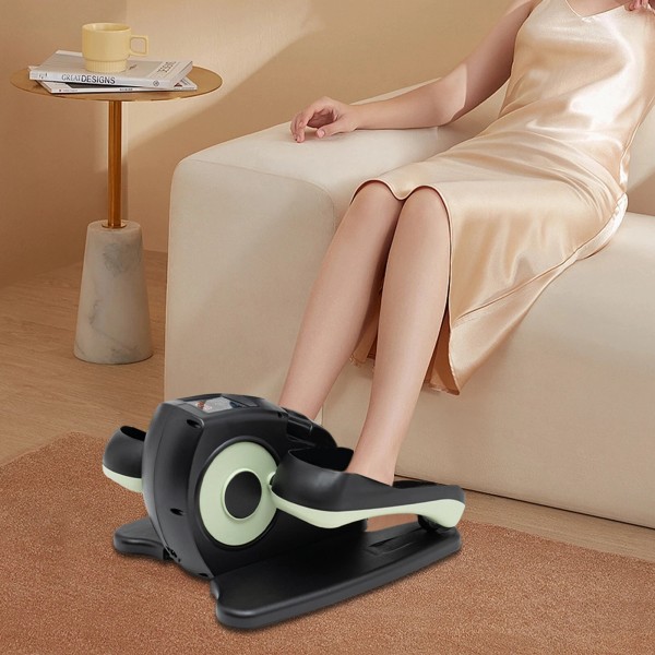 TBvechi Under Desk Elliptical Machine Electric Seated Leg Foot Pedal