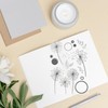 SEWACC Plant Background Theme Transparent Stamp for Journaling Scrapbooking and