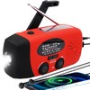 2023 Upgrade Echainstar Portable Solar Radio with AM FM NOAA,