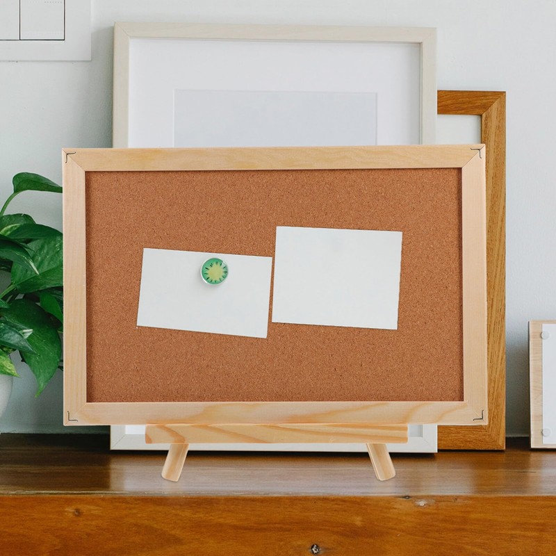 STOBOK Office Cork Board, Cork Board, Double-Sided, Tabletop, Decorative Board,