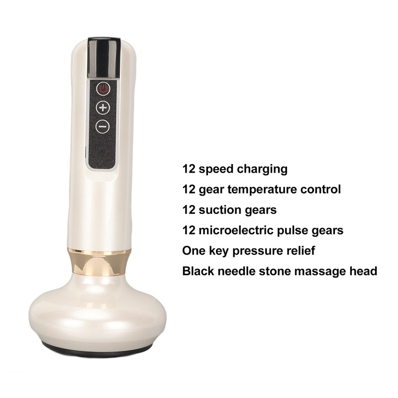Electric Cupping Machine 6 Suction Gears Sliding Steel Ball Body