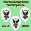 Clayton Acetal Small Teardrop Guitar Picks .63mm 3 Picks