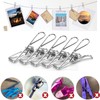 Skroad Clothespins, Rust-proof Stainless Steel Windproof Clothespins 48 Pack, Strong
