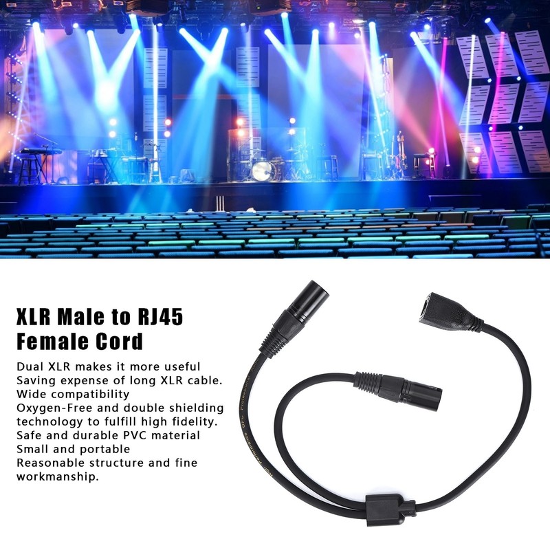 JORINDO JD6099 Adaptor Cable Dual XLR Male to RJ45 Female