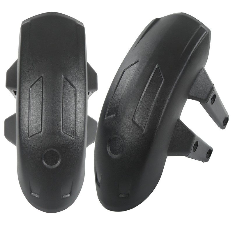 Motorcycle Rear Mudguard ABS Metal Black Tire Splash Guard Universal