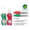The PUTT PACK DOUBLE DIVOT PACK - Red & Green