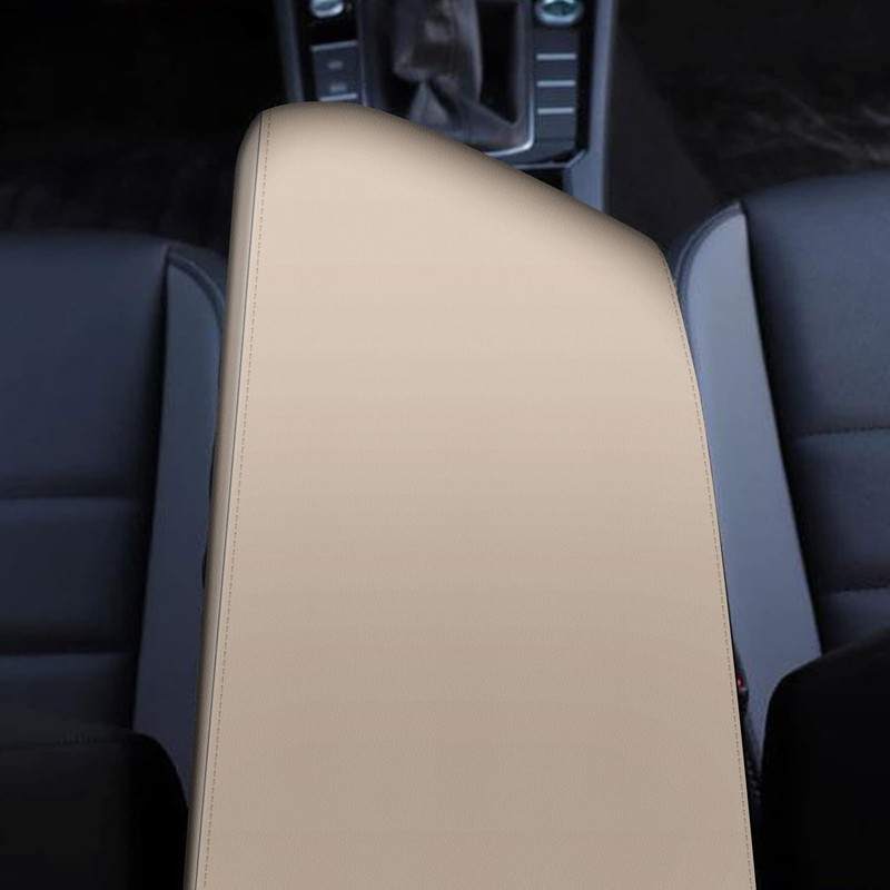 AOMSAZTO Armrest Covers for 2019 - VW Jetta Beige