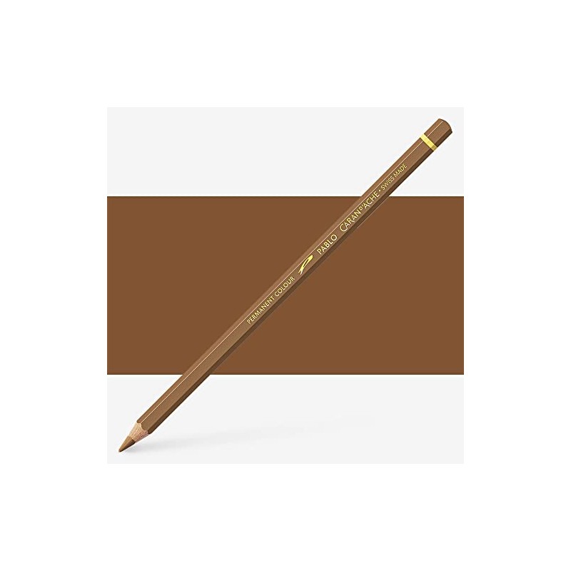 Caran d'Ache : Pablo Coloured Pencil : Brown Ochre 037