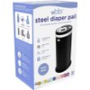 Ubbi Steel Diaper Pail, Odor Locking, No Special Bag Required,