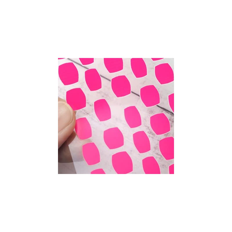 Baseball Catcher Fluorescent Nail Marker Stickers (38 Sheets x 2)