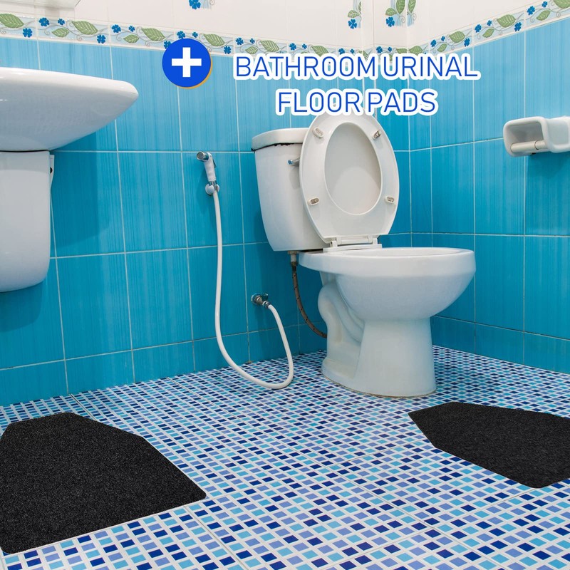 Nuanchu 50 Pack Urinal Mats for Men, Non-Slip Urinal Floor