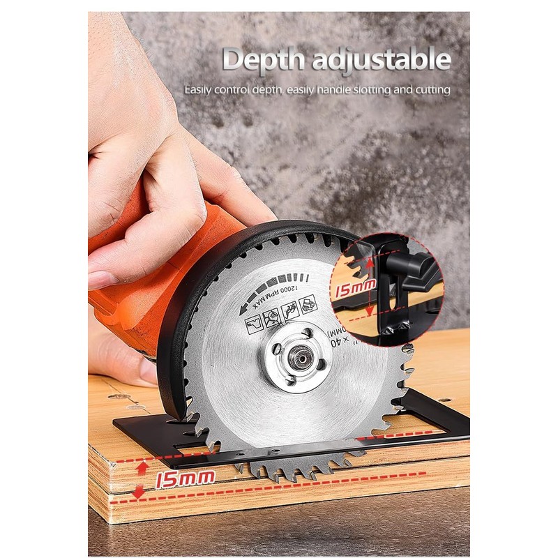 Angle Grinder Stand Set with 5.3"(1.9" Bore) Guard & Adjustable