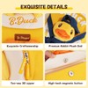 B.Duck Plush Backpack Cute Duck Design with Zipper Shoulder Bag