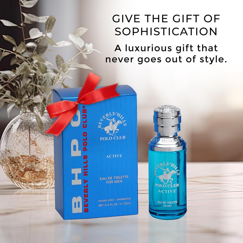 Beverly Hills Polo Club ACTIVE - Cologne for Men with