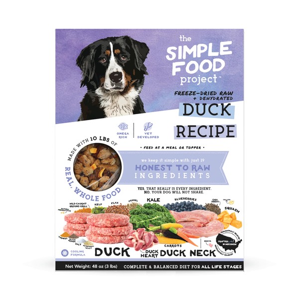 Simple Food Project - Duck Recipe - Freeze Dried Raw