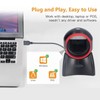 Desktop Barcode Scanner 1D 2D Omnidirectional Hands Free USB Wired