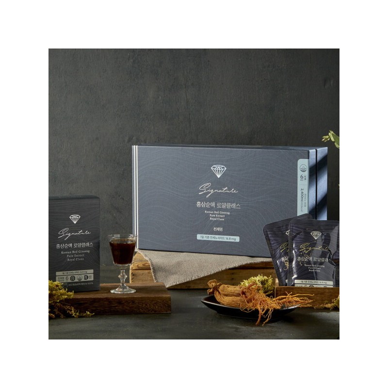 Cheonjaemyeong Hongsam 천제명 ()시그니처 홍삼액 홍삼순액 로얄클래스 (80ml x 30포)