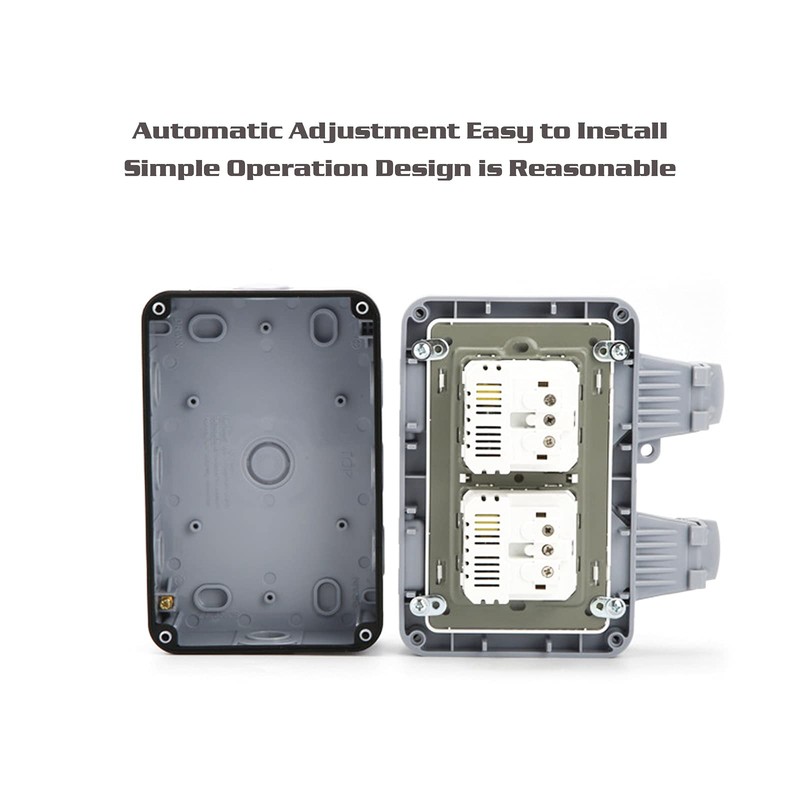 AYYDS Outdoor Socket with USB Connection IP66 Weatherproof, Garden Socket