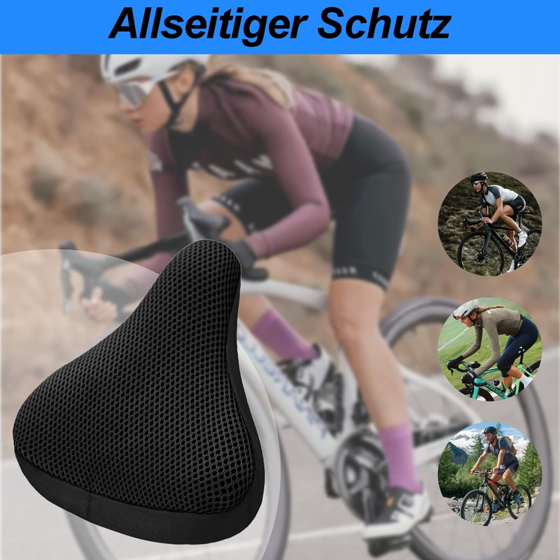 Lunaanda Pack of 2 Bicycle Saddle Covers, Covers for Bicycle
