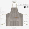 NLUS 2 Pack Kitchen Cooking Aprons, Adjustable Bib Soft Chef