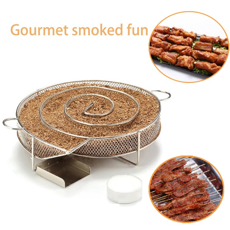 1 x Cold Smoke Generator, Stainless Steel Smoke Generator, for