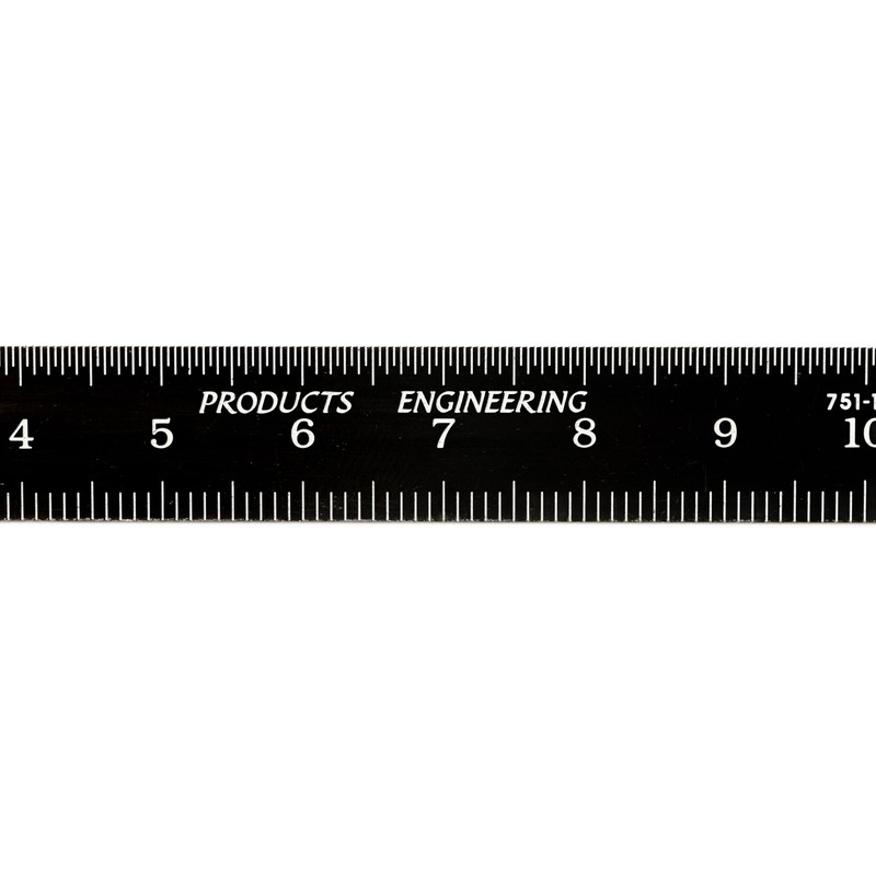 PEC Tools 751-150EZ, 150mm Flexible Ruler, Metric (mm, 0.5mm,mm,0.5mm),Made in