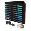 DOCRAFTS ARTISTE Watercolour Dual-Tip Pens and Caddy with Brush and