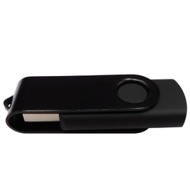 256MB Mini Capacity USB Flash Drives Thumb Drive Memory Sticks Pendrive with OTG & Type-C/USB C Adaptor (Black)