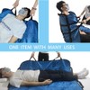 Positioning Bed Pad with Handles,48" × 40" Transfer Sheet for
