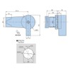 WJSKDQ 4PCS Thumb Operated Offset Thumb Cam Lock Black Cam