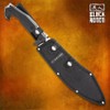 BLACK RONIN Stealth Machete and Sheath | Full-Tang Stainless Steel