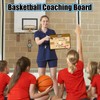 Torlam Magnetic Basketball Coaching Board Basketball Clipboard Dry Erase for