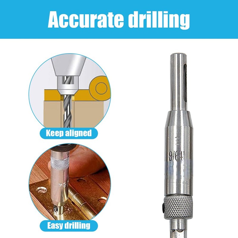 3pcs High Speed Steel Self Centering Drill Bits, Hinge Drill
