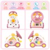Love&Mini Baby Musical Toys for Girls - Crawling Steering Wheel
