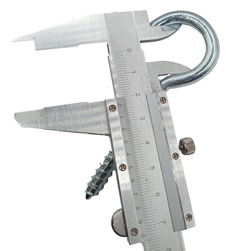 LLB 4 inch Screw-in Hooks Large Heavy Duty Cup Hooks