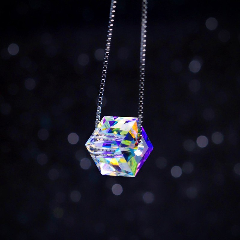 K.L.Y Women's Necklace, Austrian Crystal, 925 Silver, Pendant Necklace, Lover,