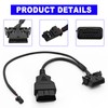 Dunviku - Cable de seguridad OBD2 para puerta de seguridad