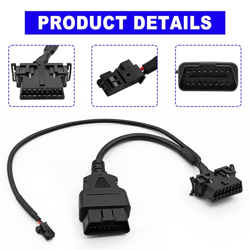 Dunviku - Cable de seguridad OBD2 para puerta de seguridad