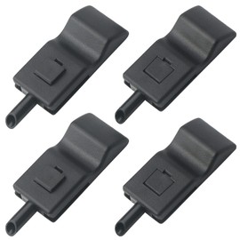 Door Locking Knob Tab Black(4 pcs) for Chevy GMC, Silverado Sierra