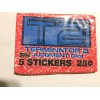 Terminator 2 Judgment Day Stickers Trading Cards One Unopened Pack