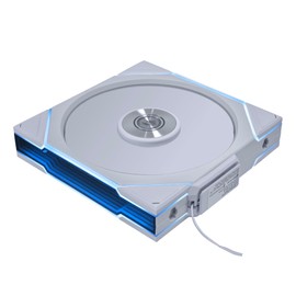 Lian Li UNI Fan TL - Wireless 140 - Single Pack (Reverse Blade) - 2.4 GHz Wireless Signal ARGB Control - Dual-Zone Lighting - FDB - 140mm - Controller NOT Included & Required - White (14RTL1W1W)