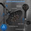 Luxsego Dual Rain Shower Head with Handheld Spray Combo, 8.8