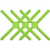 3/Pack Foldable Silicone Trivets, FENGCHEN Folding Trivets, Non-Slip Collapsible Cross
