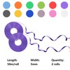 Mooshy 2 Rolls Curling Ribbon, 100m/50m Purple Balloons String for