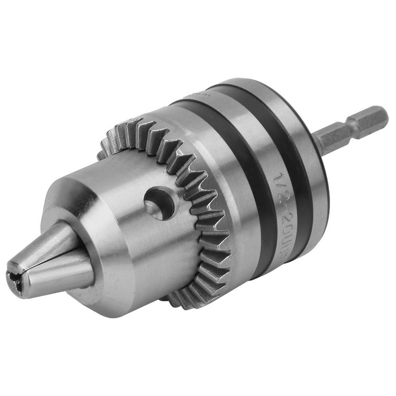 Drill Chuck, 3.0-16 mm 1/2-20UNF Chuck Adapter Kit, Key Type