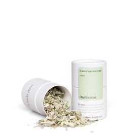 Cleansing Non-Toxic Incense | Scent: Oro | Natural Alternative to Incense Sticks | Organic Sage, Wildharvested Sweetgrass, Sustainable Copal | 100% All-Natural Ingredients | Made in USA