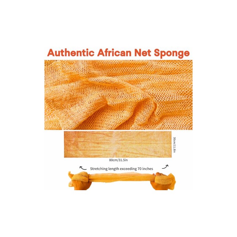 Esponja Red Africana Auténtica Exfoliante Baño Espalda Accesorios Ducha Color