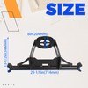 ECOTRIC Spare Tire Carrier Rack Mount Heavy Duty Compatible with