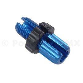 Dia-Compe M10 bicycle brake lever threaded barrel adjuster - DARK BLUE