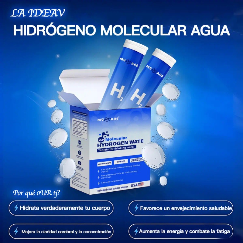 Suplemento Tabletas Mvpcare Tableta Agua Hidrógeno Ultra 90comprimidos